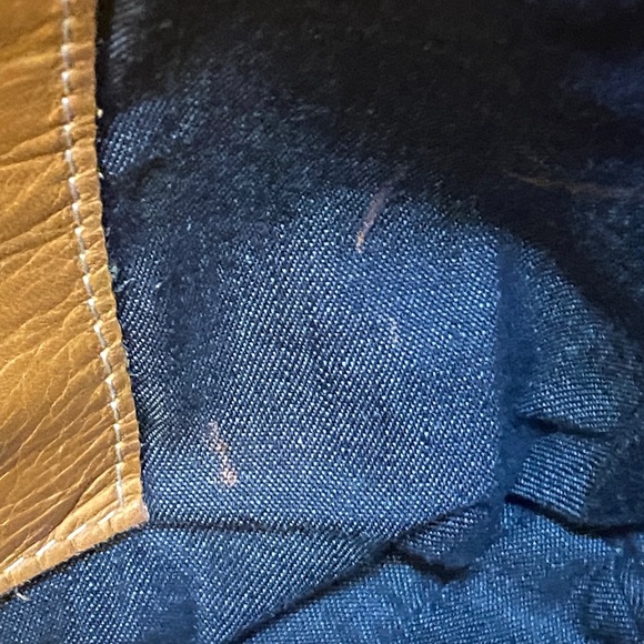 Ceri Hoover Kennon Shoulder Bag Made in L.A. Tan Leather Suede Flap Retails $425 - Picture 10 of 12